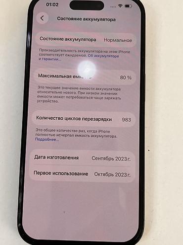 pixel 2: IPhone 15 Pro, Б/у, 256 ГБ, Чехол, Коробка, 80 % — 3