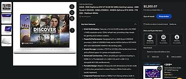 Игровой ноутбук ASUS ROG Zephyrus G14 (GA402) — платиновый белый