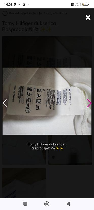 bele košulje: RASPRODAJA!!Tommy Hilfiger ženska majica/duks na kopčanje (polo stil) — 4