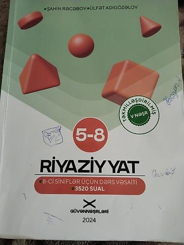 İdman və hobbi: Riyaziyyat 8-ci sinif, 2024 il, Ünvandan götürmə — 1