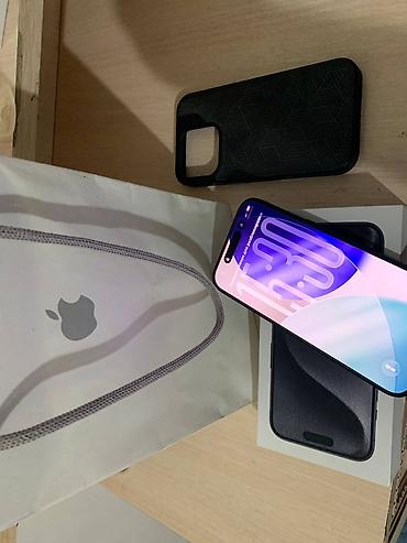 Техника и электроника: IPhone 15 Pro, Новый, 128 ГБ, Black Titanium, Коробка, 88 % — 3