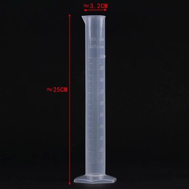 Termometrlər: 100 мл пластиковый мерный цилиндр лабораторный инструмент для