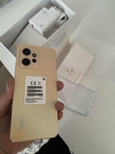 чехол на айфон 12 pro max: Xiaomi, Redmi Note 12, Новый, 128 ГБ, цвет - Золотой