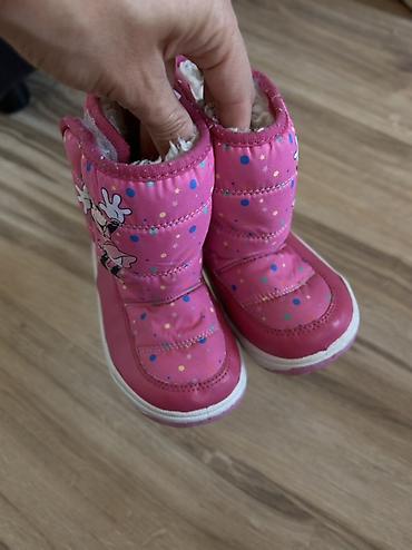 prada obuca beograd: Dečije zimske čizme, veličina 26. - Boja: roze sa šarenim tačkicama — 2