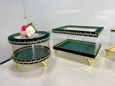 подарочные коробки на новый год детям: Набор декоративных подарочных коробок и подносов, выполненных в едином