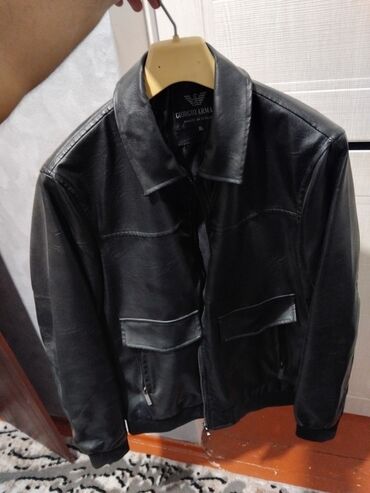 длинные мужские куртки: Məhsul: kişi dəri gödəkçə - Brend: Giorgio Armani (etiketdə