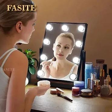 ideja stolice: Led ogledalo sa 9 lampi i 3 jacine. led ogledalo sa 9 lampi i 3 jacine — 1