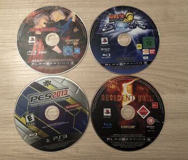 компьютерные игры диск: Продаю 4 диска на ps3 Pes 2013 Resident Evil 5 Ultimate ninja storm