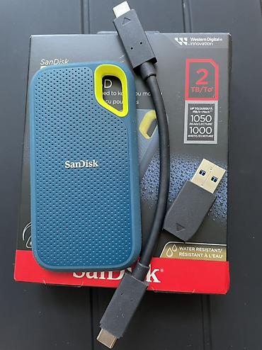 hdd update cable: Портативный SSD SanDisk Extreme 2 ТБ Практически новый, без следов — 3