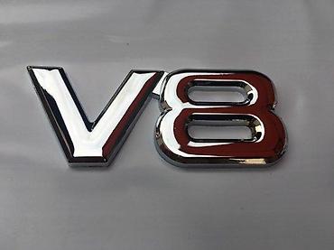 kupovina automobila: NATPIS ZNAK V8 - METALNI | Viber — 1