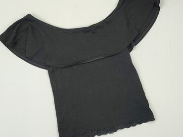 czarne bluzki satynowe: Блуза жіноча, Cropp, XS, стан - Хороший