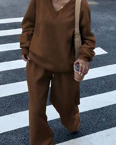 povoljne trenerke: Trenerke oversize modeli materijal ACG (pamuk likra) prolece — 3
