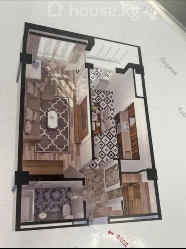 квартиры не дорогие: 1 комната, 53 м², Элитка, 10 этаж, ПСО (под самоотделку)