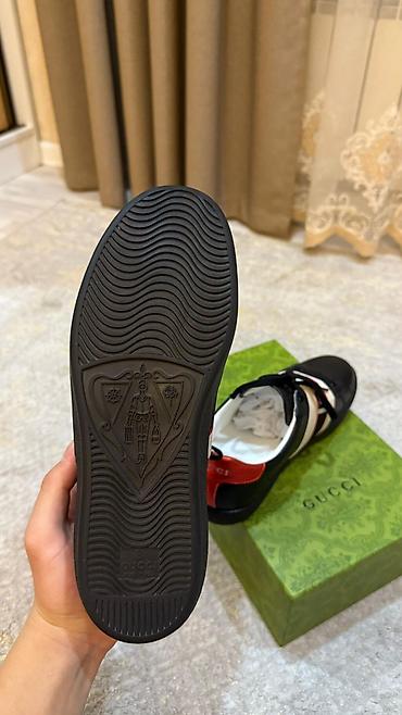 кеды gucci: Мужские кроссовки, 42, Gucci, Новый, цвет - Черный, Самовывоз — 3