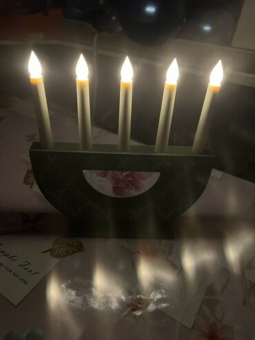 кийимдер бу: Ночник в виде 5 свечей для самых романтичных ужинов, также если есть