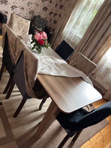 Комплекты столов и стульев: Для гостиной, Новый, Нераскладной, Квадратный стол, Турция