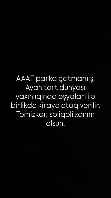 ismayilli evler kiraye: AAAF parkına çatmamış, Ayan Tort Dünyasının yaxınlığında əşyalı kirayə — 1