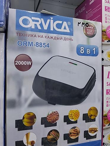 sandwich maker: Мультигрэиль/вафельница ORVICA ORM-8854, 8 в 1 - Мощность: 2000 Вт - — 1