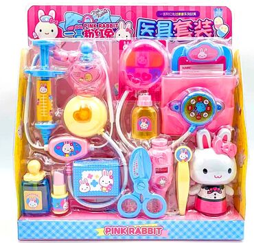 игрушки с пледом: Медицинский комплект от Pink Rabbit