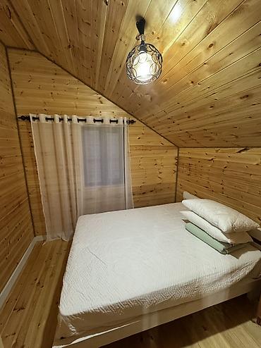 дубовый: Каркасно-деревянный дом в современном стиле A-Frame с панорамным — 3