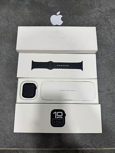 чехол на 7: Apple Watch Series 10 GPS + Cellular + esim, 42 мм, цвет Jet black — 1