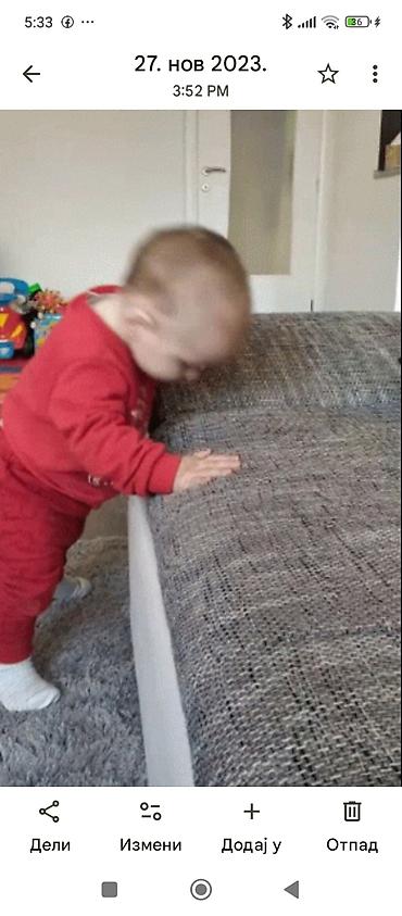 ormar za patike: Sofa/kauč s valjkastim naslonom – sivi melirani štof,Naslon se podiže — 10