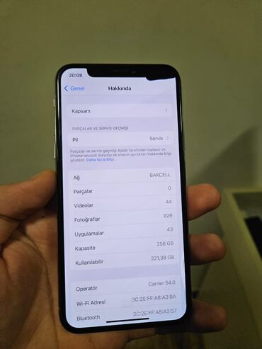 Apple iPhone: IPhone X, 256 GB, Face ID — 10