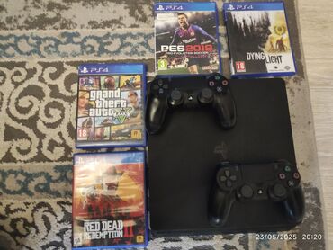 2 el ps4 fiyatları: 550 manata tam işlək vəziyyətdə ps4, 2 arjinal pult, 1 red dead