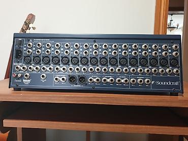 Mikşerlər: Soundcraft fX16ii analoq mikser - 16 mono kanal: hər kanalda — 2