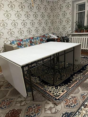 столы складные: Складной походный стол, Б/у, цвет - Белый — 5
