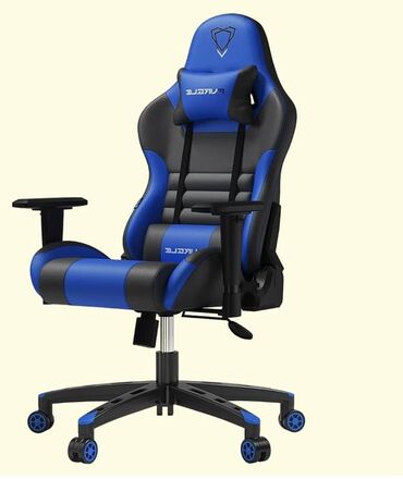 Ofis və oyun kresloları: Yeni, Təkərli, Qolları tənzimlənir, Parça — 4