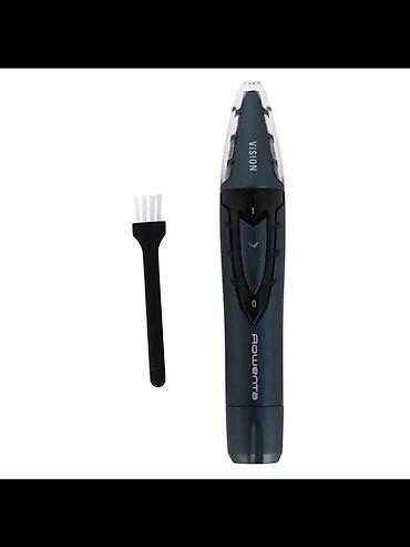 shaving machine: Триммер Rowenta, Для носа и ушей, Нержавейка, Подсветка экрана — 10
