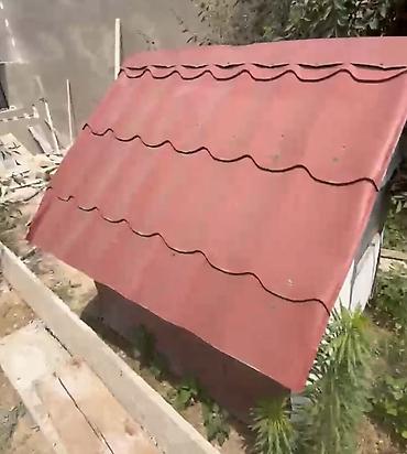 it yuvasi satilir: İt evi – taxta konstruksiya, iki girişli - Material: qalın taxta — 2