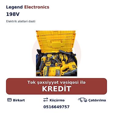 drel dəsti: Elan başlığı: Alətlər dəsti, 198V Elan mətni: Legend Electronics – — 1