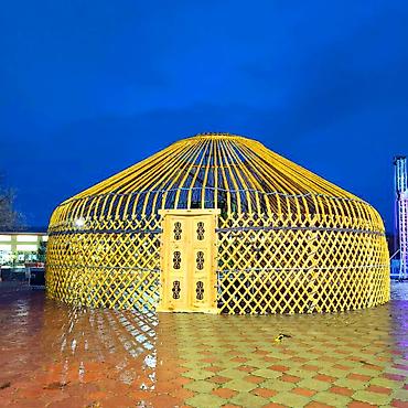 Продажа юрт: Продажа юрты, Каркас Деревянный, Более 100 баш, Диаметр: Более 8 метров — 12