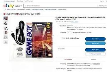 Nintendo Switch: Nintendo Game Boy Game Link Cable DMG-04 - Originalni link kabl za — 8