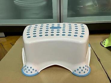 Ostali dečiji nameštaj: Dečiji dvostepenička/klupica za penjanje - Stabilna plastična klupica — 5