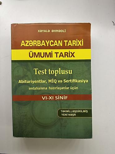tarix muəllimi: Məhsul: “Azərbaycan Tarixi – Ümumi Tarix” test toplusu Müəllif — 1