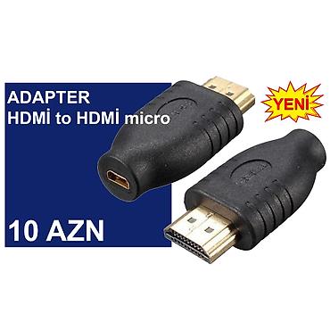mini kompüter: HDMİ Adapterlər/Konverterlər (Çeviricilər) ⭐HDMİ to AV – 12 AZN ⭐HDMİ — 9