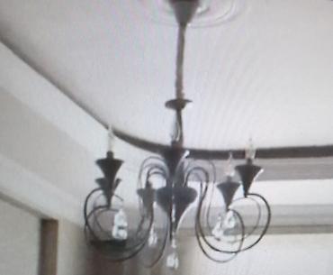 İşıqlandırma: Çılçıraq, 5 lampa, Metal — 1