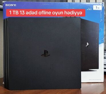 ps4 işlənmiş: Playstation 4 PRO PRAŞİFKA model v 6.72 ✅️ 1 Tb yaddaş ✅️ 1 ədəd