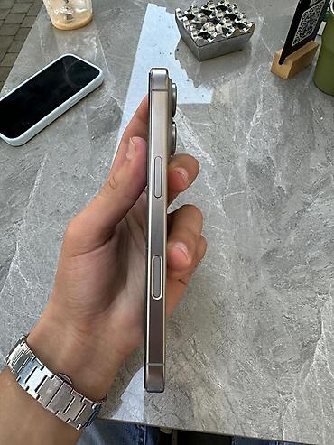iphone 1 almaq: IPhone 16 Pro, Natural Titanium, Simsiz şarj — 3