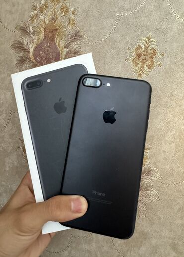 ayfon 7 s: IPhone 7 Plus, 128 GB, Jet Black, Barmaq izi