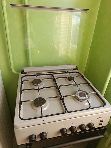 baking oven: Газовая печь, Simfer, Б/у, Напольная, цвет - Серый, Полная оплата — 1