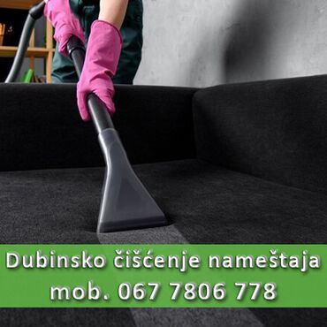 Usluge u domaćinstvu: Dubinsko čišćenje nameštaja od mebla uz profesionalnu opremu i