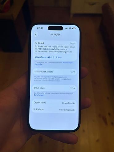 Apple iPhone: IPhone 15, 128 GB, Qara, Face ID — 8