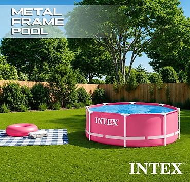 havuz intex: 🏊‍♂️ ORİJİNAL INTEX KARKAZLI HOVUZ – 2.44 x 0.76 m 🏊‍♀️ ✅ 100% — 1