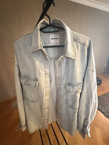 deri kurtka: Qadın üst geyimləri paketi 1) Zara qısa jaket – açıq bej rəng — 3