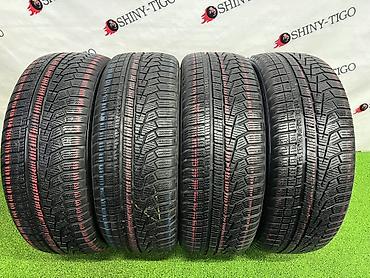 black ice: Шины 205 / 55 / R 17, Зима, Б/у, Комплект, Легковые, Hankook — 1