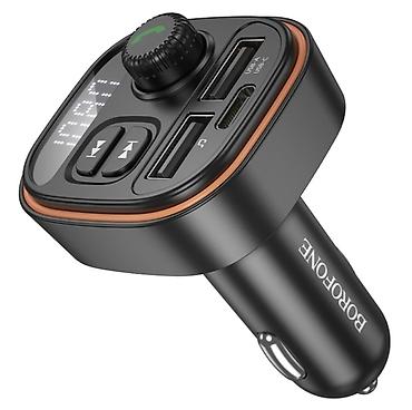фм модулятор: Автомобильный BT FM-трансмиттер BOROFONE BC59, 15 Вт - Bluetooth V4.2 — 2